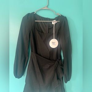 The Villa Mini Dress Black - US 6 / Black